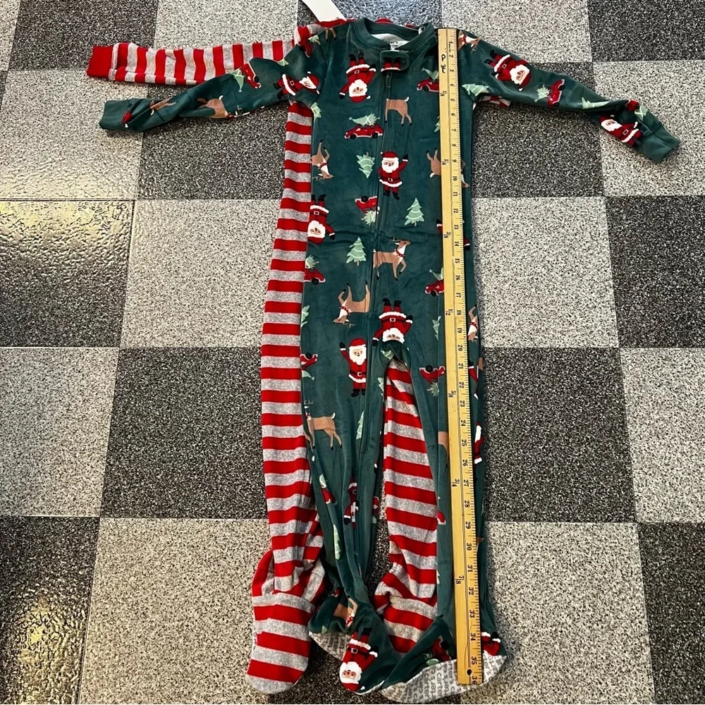 NWT Carter's Carter Just One You Boy's Long Sleeve Snug Fit Footed Pajama- 4T